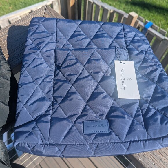Vera Bradley- Navy Blue Ultra Light Hipster Purse with Shoulder Strap-Never Used - Picture 1 of 4